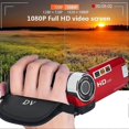 thumbnail image 5 of Digital Children's Camcorder, Full HD 270° Rotation 1080P 16X HD Video DV Camera for Kids (Red), 5 of 5