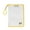 Yellow, variant on Clear PVC File Case Water Resistant File Organiser With Handle Letter Size Document Folder For Business School Document