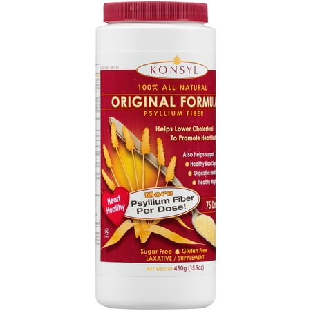 Konsyl Original Formula Psyllium Fiber Laxative/Supplement 15.9 oz. Canister