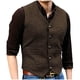 thumbnail image 1 of pstuiky Camisetas sin mangas para hombre, Top casual de moda con múltiples bolsillos y cuello en V sin mangas de color sólido para hombre Tops elegantes para mujer m, 1 of 4