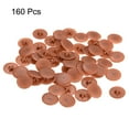 thumbnail image 3 of Tornillo tapa cubiertas Unique Bargains 160uds 17x4mm Plástico Rojo Marrón, 3 of 5