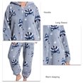 thumbnail image 5 of Pyjama une Pièce Floue, Élégant Doux Pyjama Chaud Combinaison pour la Maison, 5 of 5