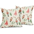 thumbnail image 2 of Christmas Nutcracker Pink Pillow Covers 18x18 Inch Set of 2, Winter Holiday Rustic Decorative Throw Pillow Cases Outdoor Vintage Farmhouse Cushion Covers Xmas Decoration Gift Sofa Couch Bed Decor, 2 of 6
