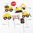thumbnail image 4 of 28pcs Car Excavator Model Cake Toppers Cartoon Cupcake Decoration Cake Picks Fruit Toppers For Birthday Party Baby Shower Mixed Pattern GuanGuan, 4 of 4