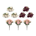 thumbnail image 6 of AFQH 3pcs rose home artificial flowers wedding bouquet photography decoration, 6 of 7