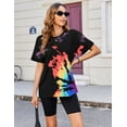 thumbnail image 2 of Weardear Women Oversized T-Shirt Short Sleeve Summer Casual Loose Tee Tops, S-XXL, 2 of 5