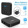 thumbnail image 3 of Transmisor y Receptor Bluetooth 5.0 Soledad Adaptador Inalámbrico con Micrófono 3.5mm, 3 of 10