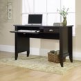 thumbnail image 3 of Sauder Shoal Creek Modern Wood Computer Desk, Jamocha Wood Finish, 3 of 6