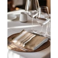 thumbnail image 6 of Brown Stripes Cloth Napkins Set of 6 Reusable Dinner Napkins, Country Watercolors Gradient Texture Cocktail Napkin Washable Table Napkins for Wedding/Holiday Party/Baby Shower 20"x20", 6 of 7
