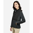thumbnail image 2 of CORE365 CE890W Women's Journey Summit Hybrid Full-Zip-Heather Charcoal/ Black-XS, 2 of 6