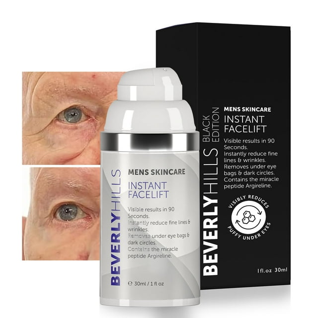 Tratamiento de estiramiento facial y sérum para ojos Beverly Hills para hombres
