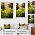 thumbnail image 4 of Designart "Ferns' Wonderland In The Green World V" Ferns Floater Framed Canvas Wall Art, 4 of 5