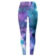 thumbnail image 4 of Stephy Galaxy Costume Women Colorful Leggings Fancy Costume Glitter 3D Printing Costume for Women, Purple, XXL, 4 of 4