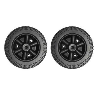 BAMILL Grill Wheel 6 Inch Replacement BBQ Grill Wheel - Easy Install,  Durable, Black