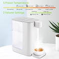 thumbnail image 4 of Instant Hot Water Dispenser, Electric Kettles, Instant Countertop Water System for Quick Heating & Outputting, Adjustable 5 Temperatures & 2 Water Outputs, 102 Ounce 3L Water Tank Capacity, 4 of 9