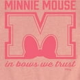 thumbnail image 3 of Disney - Minnie Mouse - In Bows We Trust - Toddler & Youth Girls Short Sleeve Graphic T-Shirt, 3 of 5