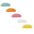 thumbnail image 1 of Toothpaste Tube Squeezer Home Tube Plastic Dispenser Toothpaste Squeezer Portable Rolling Bathroom Accessories Sets 1-6PCS, 1 of 3