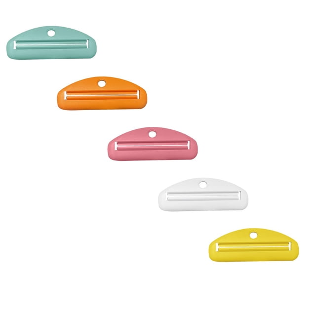 Toothpaste Tube Squeezer Home Tube Plastic Dispenser Toothpaste Squeezer Portable Rolling Bathroom Accessories Sets 1-6PCS