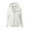 White, variant on Winter Fall Hooded Jackets for Women Sweater Warm Wool Zipper Cotton Outwear Jacket Coat