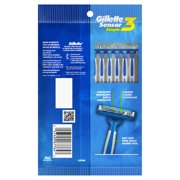 Gillette Sensor3 Simple, Men's Disposable Shaving Razors, 12 Count