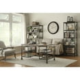 thumbnail image 4 of Lexicon Millwood Metal Writing Desk in Pine, 4 of 6