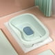 thumbnail image 2 of Lavabos de noche para champú con tapón de silicona sensible a la temperatura, bandeja, cuenco, lavabo Verde, 2 of 9