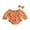 Orange, variant on Wassery Infant Newborn Baby Girl Clothes Halloween Outfits Pumpkin Print Jumpsuit Long Sleeve Cotton Linen Romper + Bow Headband 0-24 Months