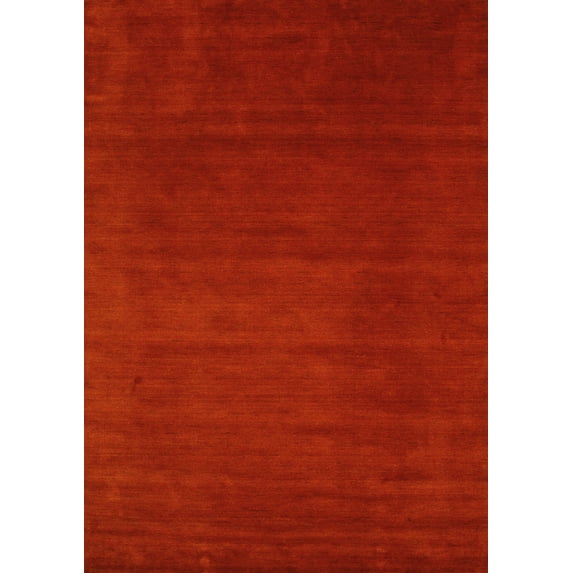 Ahgly Company Machine Washable Indoor Rectangle Abstract Yellow Contemporary Area Rugs, 5' x 7'