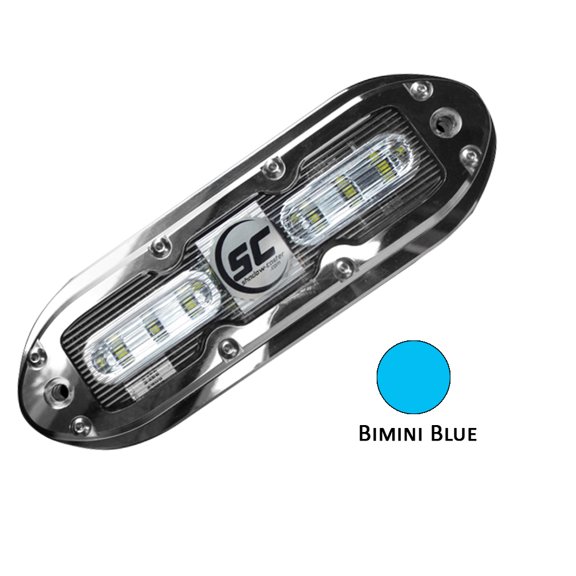 Shadow-Caster SCM-6 LED Underwater Light w/20' Cable - 316 SS H... [SCM-6-BB-20]