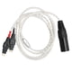 thumbnail image 2 of Cable de auriculares XLR macho de 4 pines, Cable de auriculares de canal izquierdo y derecho de 3,9 pies para Sennheiser HD580 HD600 HD650 HD25 HD545, 2 of 9