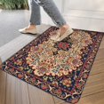 thumbnail image 3 of Boho Brown Carpet Welcome Door Mat Decorative Doormat Farmhouse Low-Profile Floor Rug Switch Mat for Home Indoor Outdoor Decorations 17 X 30 Inch, 3 of 6