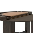thumbnail image 6 of Georgio Dining and Poker Foldable 5-piece Set - Saddle Brown Faux Leather Insert, 6 of 10