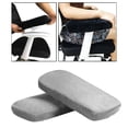 thumbnail image 4 of Almohadillas Viscoelásticas Para Reposabrazos De Silla De Casa, Lavables, Extragruesas, Gris Sunnimix almohadillas de reposabrazos, 4 of 8
