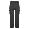 thumbnail image 4 of Dagugfen Mens Sweatpants Straight Leg Elastic Waist Drawstring Loose Comfy Casual Workout Sports Pants, 4 of 5