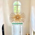 thumbnail image 6 of Yardi Yarda 29" Mid-Century Modern 12-Light Starburst Chandelier, Sputnik Pendant Light Fixture for Indoor(Bulb Not Included), Golden, 6 of 12
