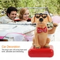 thumbnail image 3 of Adorable columpio solar con forma de perro que saluda, decoración para el hogar, accesorios para el coche, adorno de mesa (n.° 1), 3 of 13