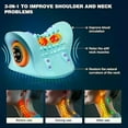 thumbnail image 3 of Portable EMS Neck Massager With Heat Low-Frequency Pulse Neck Cervical Spine Traction Relaxer Massage Pillow With Remote Control, 3 of 5