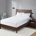 thumbnail image 7 of Sleep Philosophy Fabric Energy Recovery Waterproof Mattress Pad in White, 7 of 7