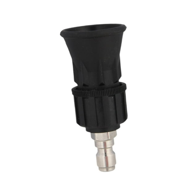 Boquilla de pulverización para hidrolavadora, de acero inoxidable, profesional, conexión rápida de 1/4", boquilla de lavado de alta presión para