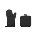 thumbnail image 2 of weibbin Quilted Oven Mitts and Pot Holders Set Heat Resistant Kitchen Gloves and Potholders for Cooking Baking Grilling, 2 of 7