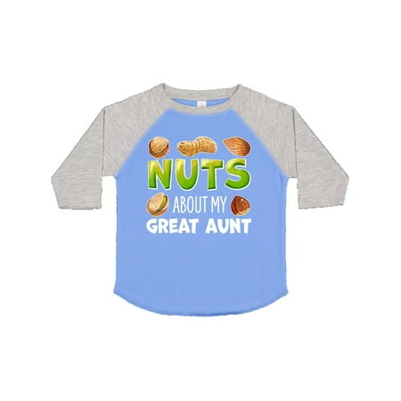 

Inktastic Nuts About My Great Aunt Peanut Almond Pistachio Gift Toddler Boy or Toddler Girl T-Shirt