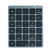 Nebublu Financial Accounting Office Keyboard, 28 Keys Wireless Numeric, Built-in Battery