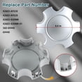thumbnail image 3 of 4 PCS Wheel Center Hub Caps Compatible with Tundra 17" 5 Twin Spoke Silver Wheels 2003-2006, Sequoia 17" 5 Twin Spoke Silver Wheels 2003-2007 Replace#: 42603-AF030, 3 of 7