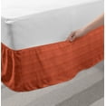 thumbnail image 2 of Saying Bed Skirt, Dark Coral Backdrop Image with Letterings Hope Love Happy, Elastic Bedskirt Dust Ruffle Wrap Around for Bedding Decor, 4 Sizes, Dark Brown Dark Coral, by Ambesonne, 2 of 2