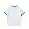 thumbnail image 5 of Girls Ringer T Shirt Kids Short Sleeve Crew Neck Contrast Trim Tee Retro School Summer Classic Casual Top, 5 of 5
