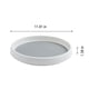 thumbnail image 3 of Organizador giratorio para almacenamiento de cocina | Lazy Susan giratorio 360° para gabinete, despensa, refrigerador | Bandeja giratoria para especias, condimentos, botellas | Plástico seguro para, 3 of 9