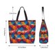 thumbnail image 5 of Easygdp Colorful Hawaii Palms Bolsas Tote para Mujer, Bolsos de Hombro para Viaje, Bolsos de Mano de Gran Capacidad para Compras y Trabajo, 5 of 8