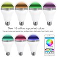 thumbnail image 2 of Altavoz de bombillas Bluetooth WEIHJMXG lámpara LED inteligente E27 RGB, 2 of 4