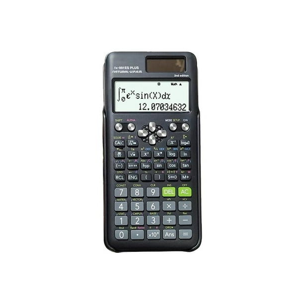Calculadora Científica Blanca De Sobremesa – 12 Dígitos, Alimentación Solar Y Batería, Tamaño 19x12x2 Cm