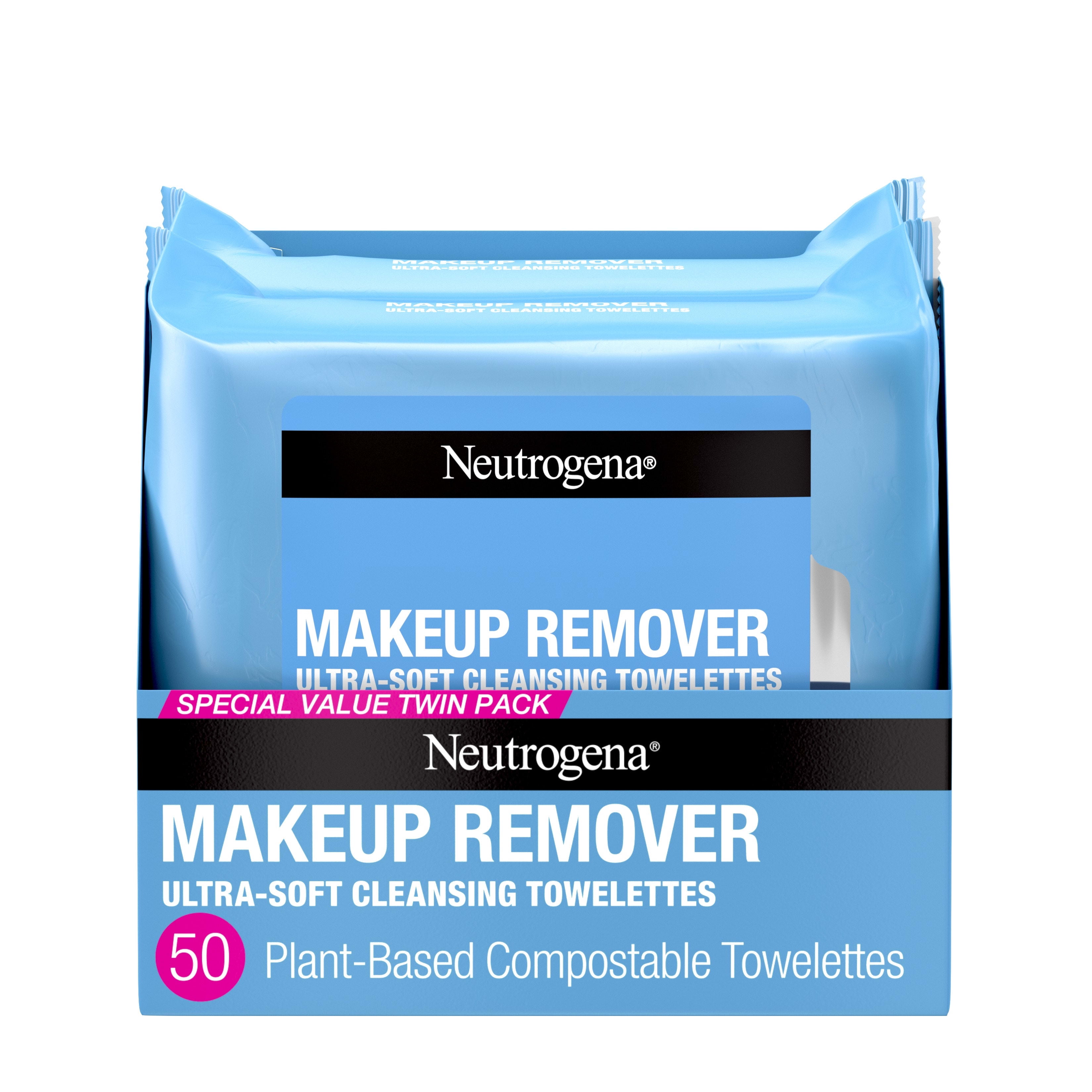 charme lokalisere Creed Neutrogena Makeup Remover Wipes and Face Cleansing Towelettes, 25 count, 2  Pack - Walmart.com